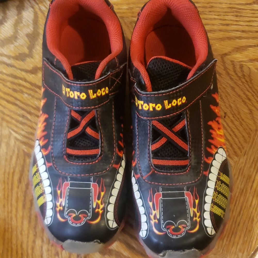 Size 2 monster jam boy shoes